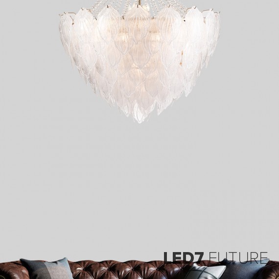 Loft Industry Modern - Feathers Queen Chandelier